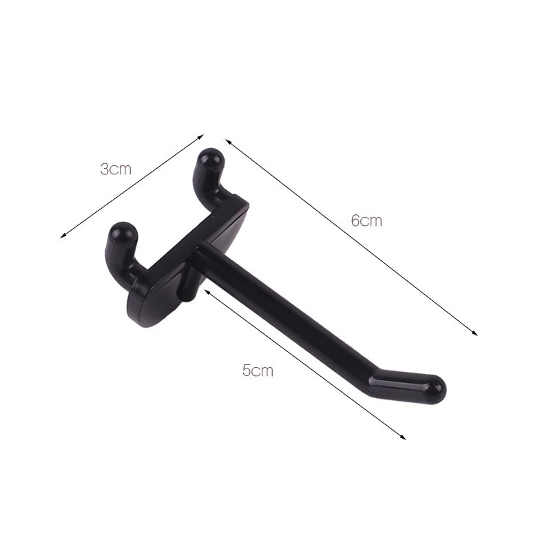 Hook 5Cm 6 pcs.Black Smart Storage System Clearance