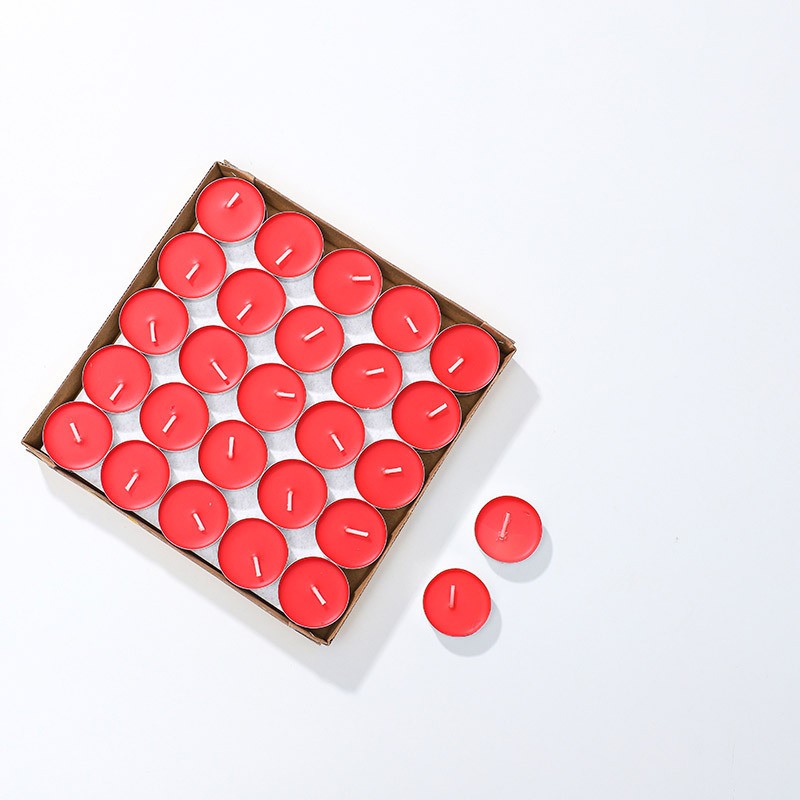 Red Round Candle - Pc Romantic Candle Single