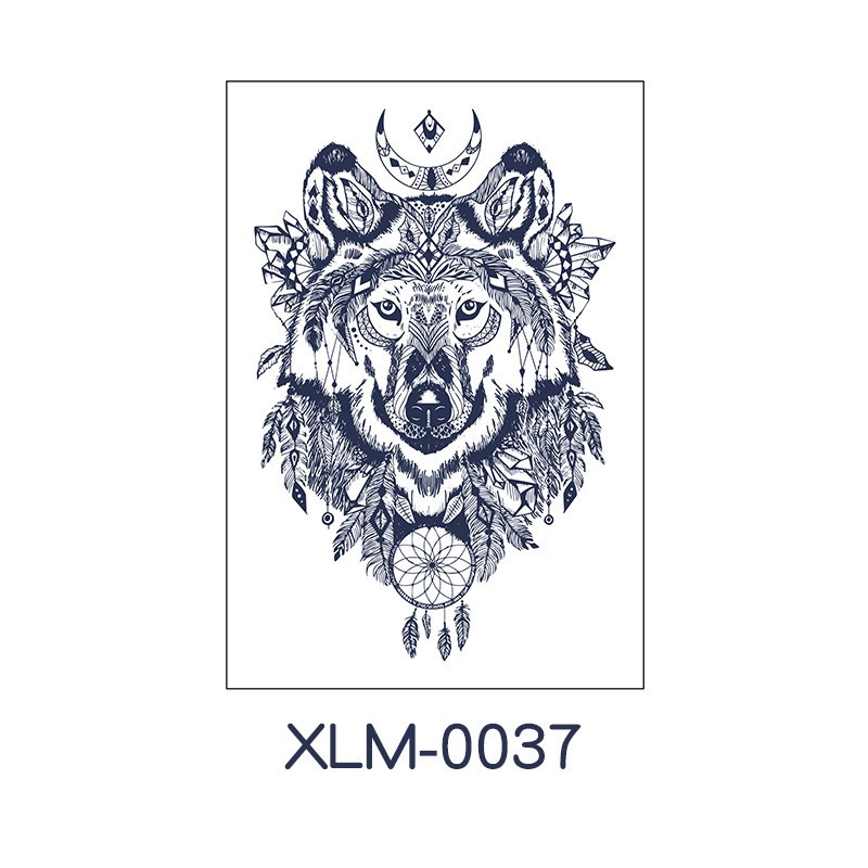 Pattern Xlm - 0037 110X160 Temporary Tattoo Sheet Clearance