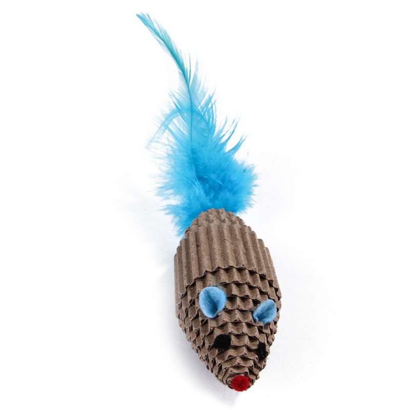 Blue Mouse Cat Toy
