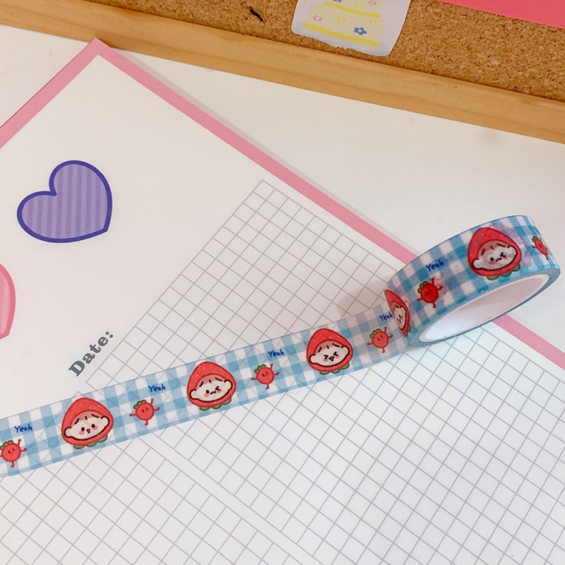 7# Strawberry Girl Washi Tape