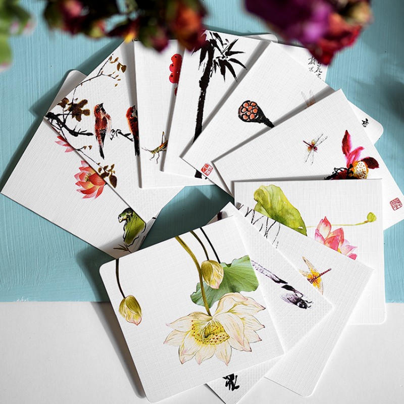 10 Random Mixes Greeting Card