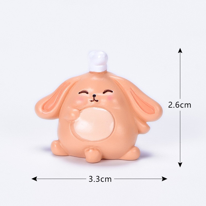 No 8 Chef Hat Yellow Rabbit Craft Miniatures Clearance