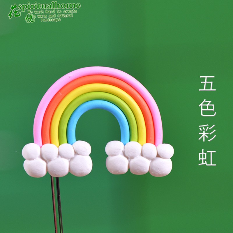 No 6 Five - Rainbow Micro Landscape Miniature Craft Supplies