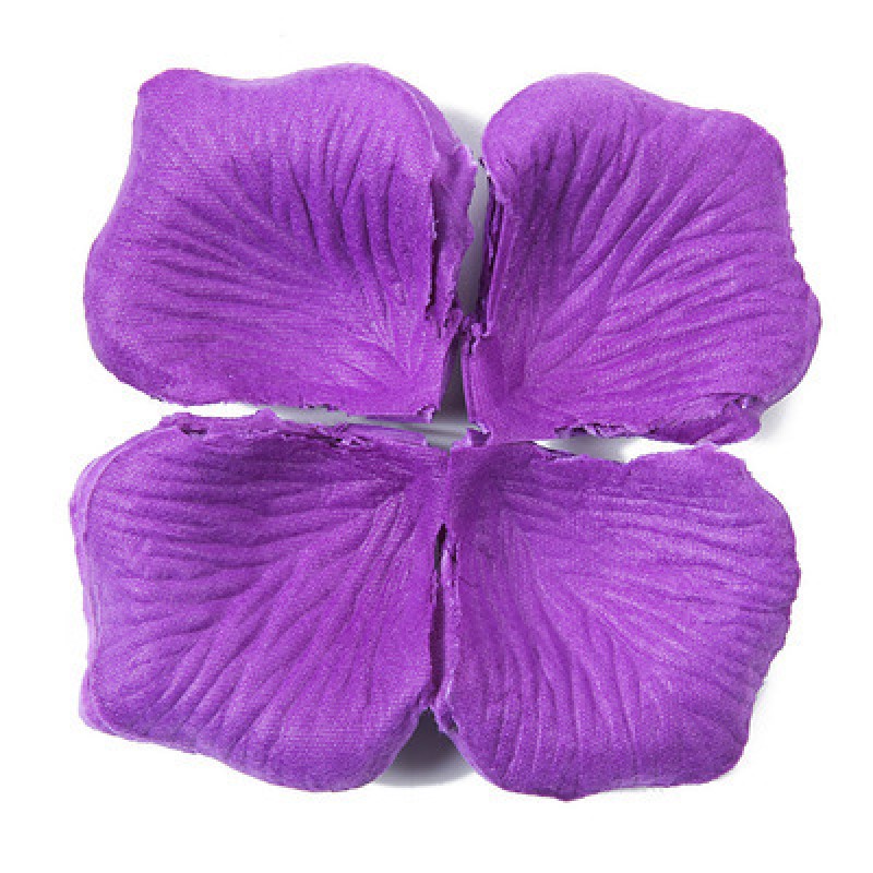 24# Purple Blue Artificiail Woven Petals