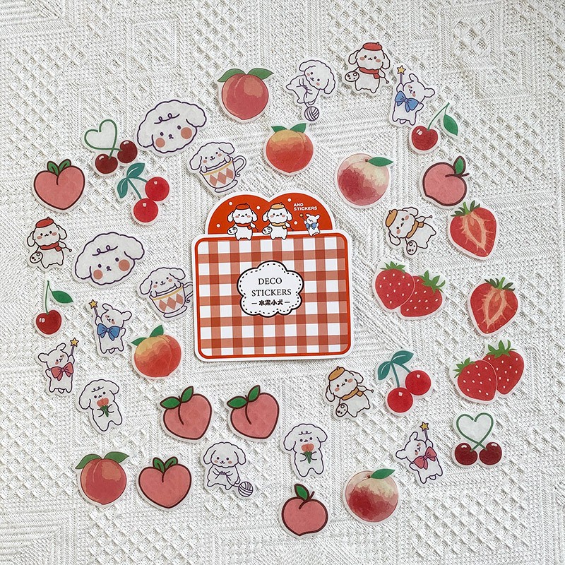Fruit Puppy Sticker Sheet