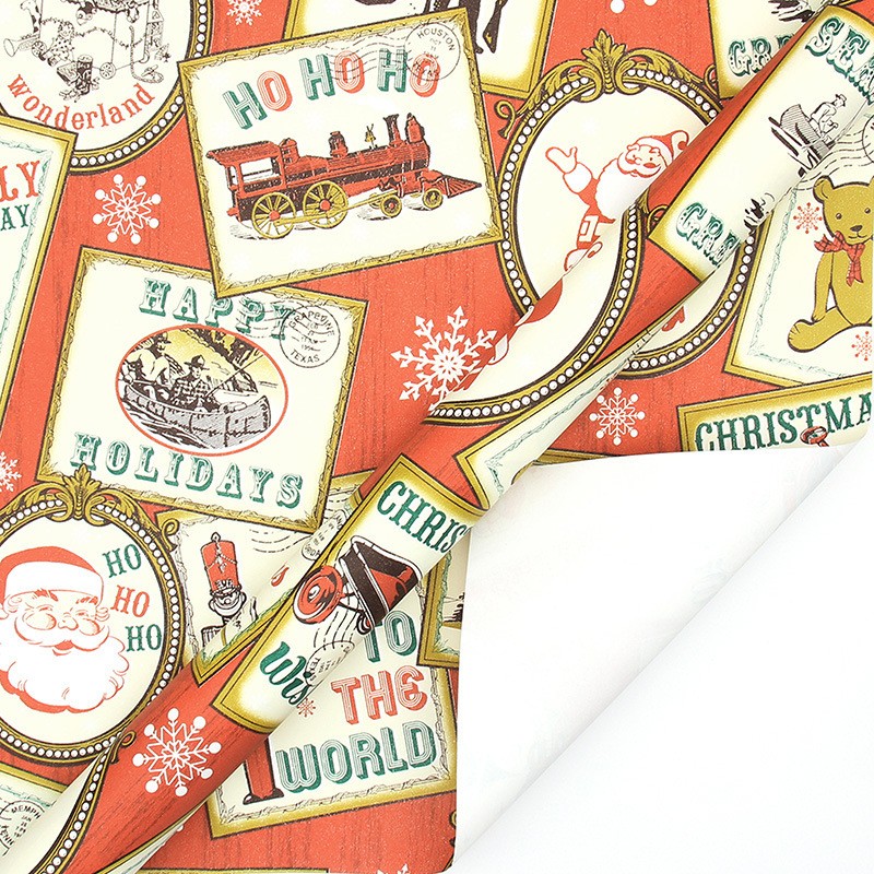 Santa Claus Bear 50Cm X70Cm Wrapping Paper