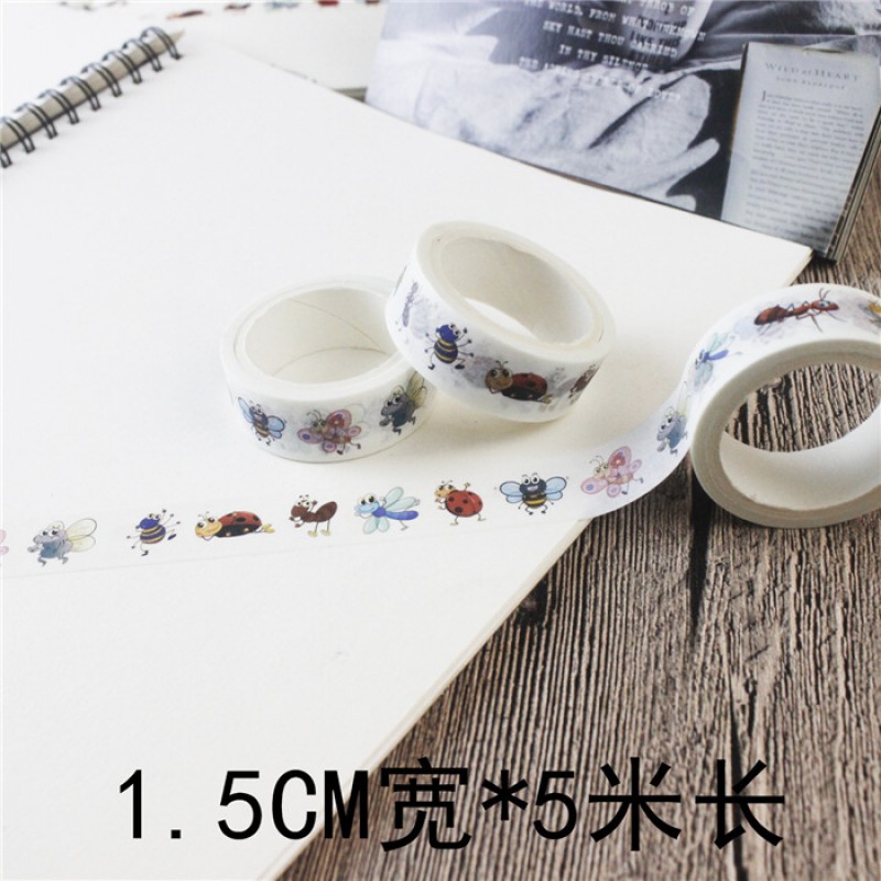 Insect Paper Washi Tape