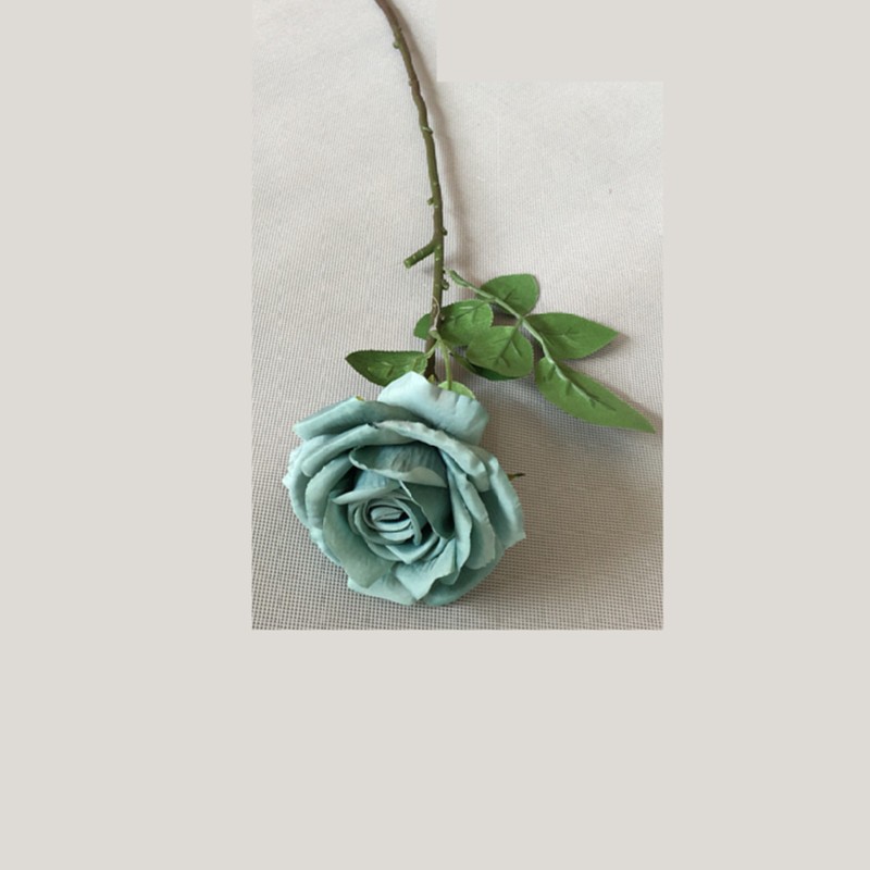 European-Style Light Green Single Rose Clearance