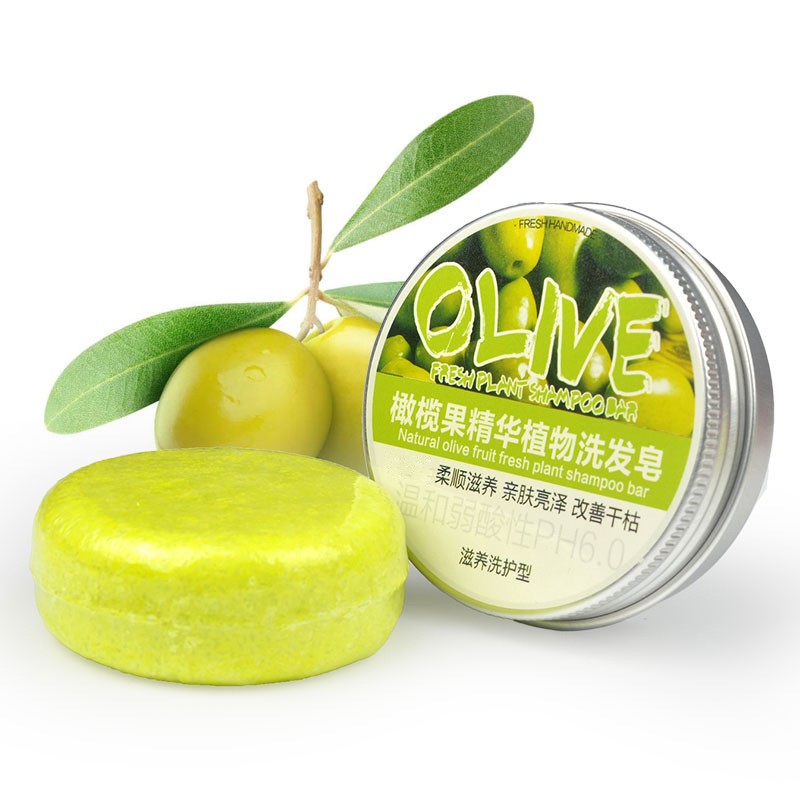 Olive Shampoo Soap with Box Essential Oil Shampoo Bar Clearance
