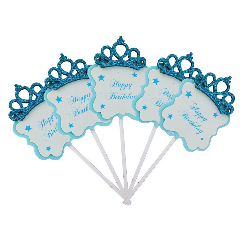 Blue - With Lettering Cake Topper Clearance