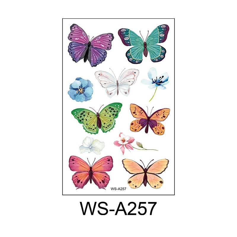 Pattern Ws - A257 120X76Mm Sticker Sheet