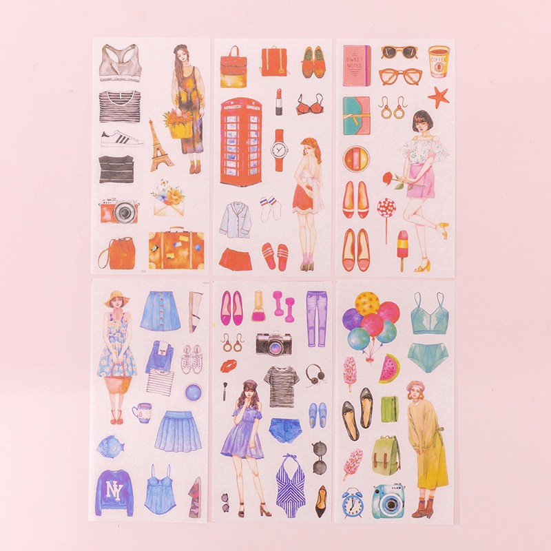 Fashion Diary Sticker Sheet