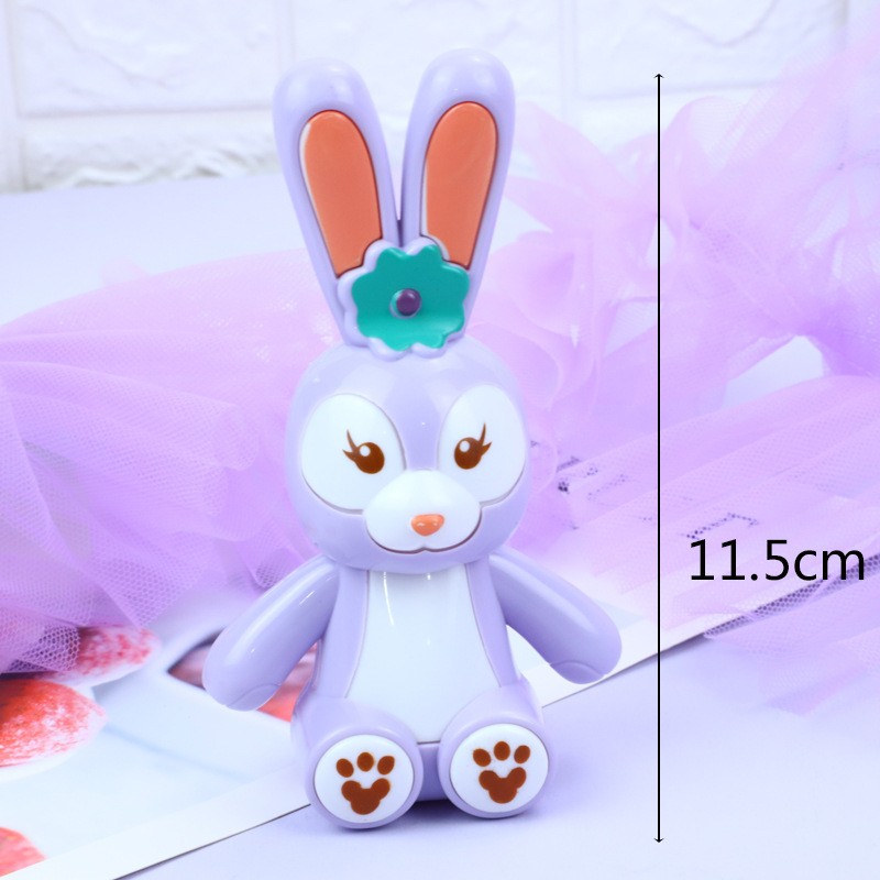 Purple Rabbit - Plastic - 1 Piece Cake Topper Decoration