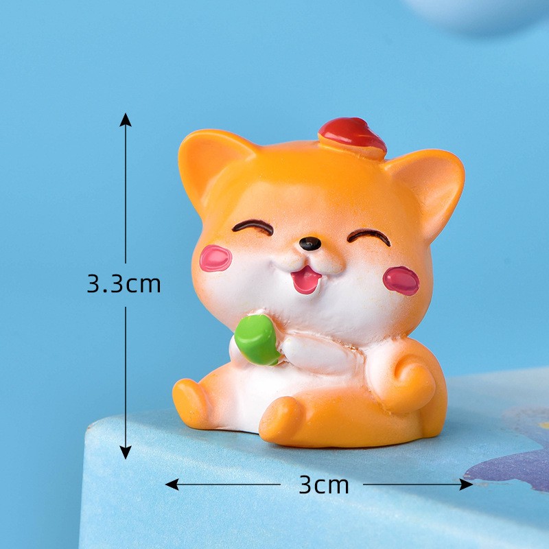 No 4 Han Xiao Yellow Dog Cute Pet Paradise Craft Miniatures Clearance