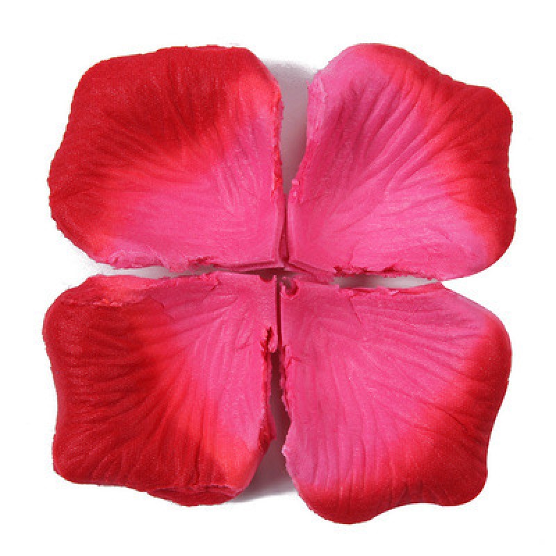 13# Gradient Red Artificiail Woven Petals