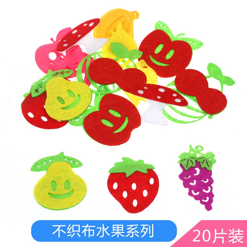 Non - Woven Patch Fruit Series Kids Craft Supplies Clearance