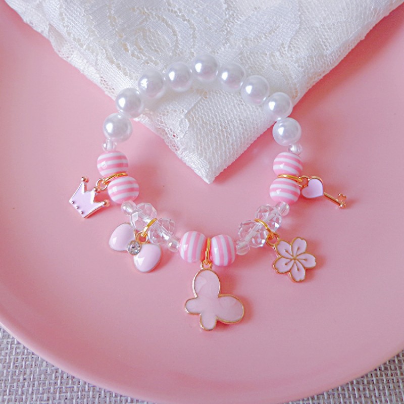5 Childrens Pearl Bracelet Clearance