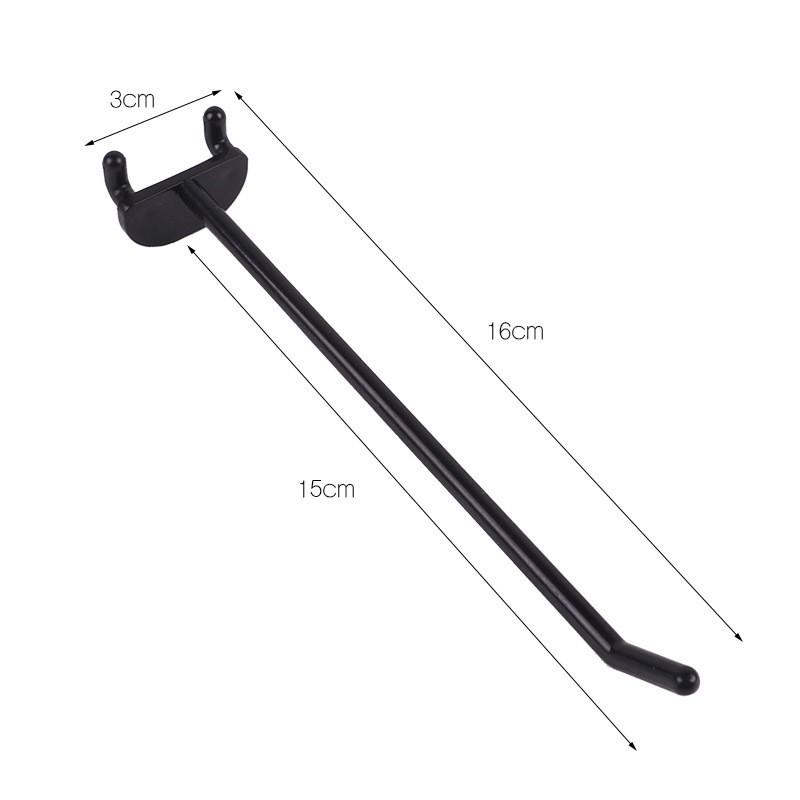 Hook 15Cm 4 pcs black Smart Storage System Clearance