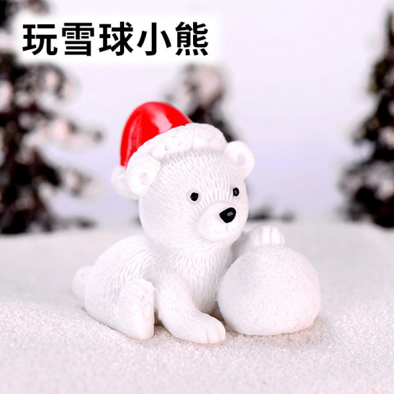 Snowball Bear Craft Miniatures
