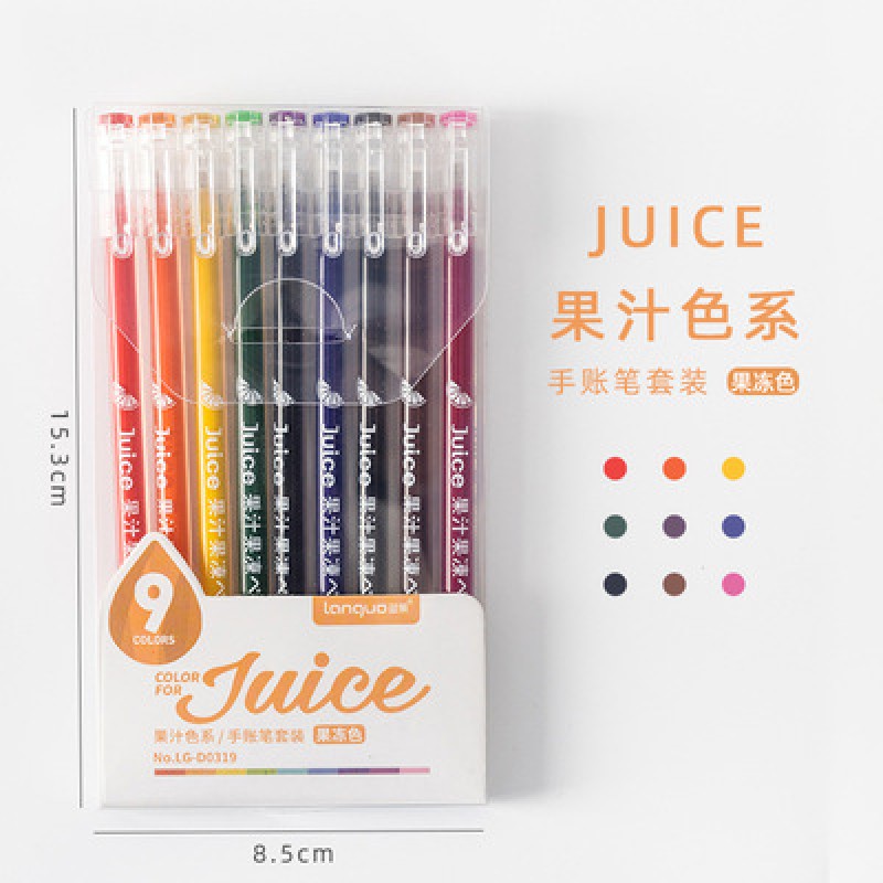 Refill 9 s Of Jelly Juice Refill 0.5mm Color Gel Pens