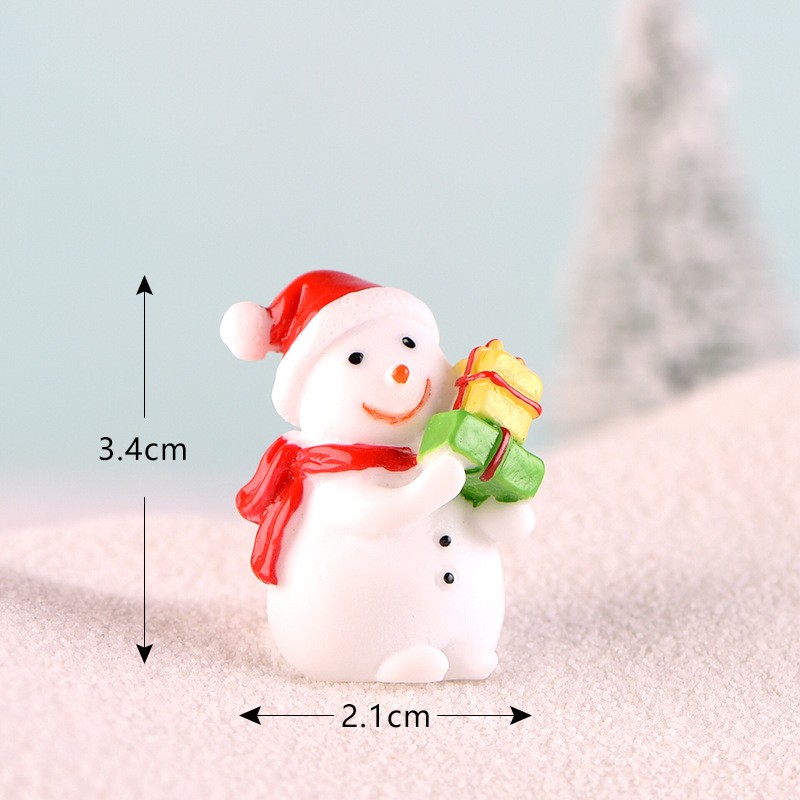 Gift Snowman No 7 Micro Landscape Miniature Craft Supplies