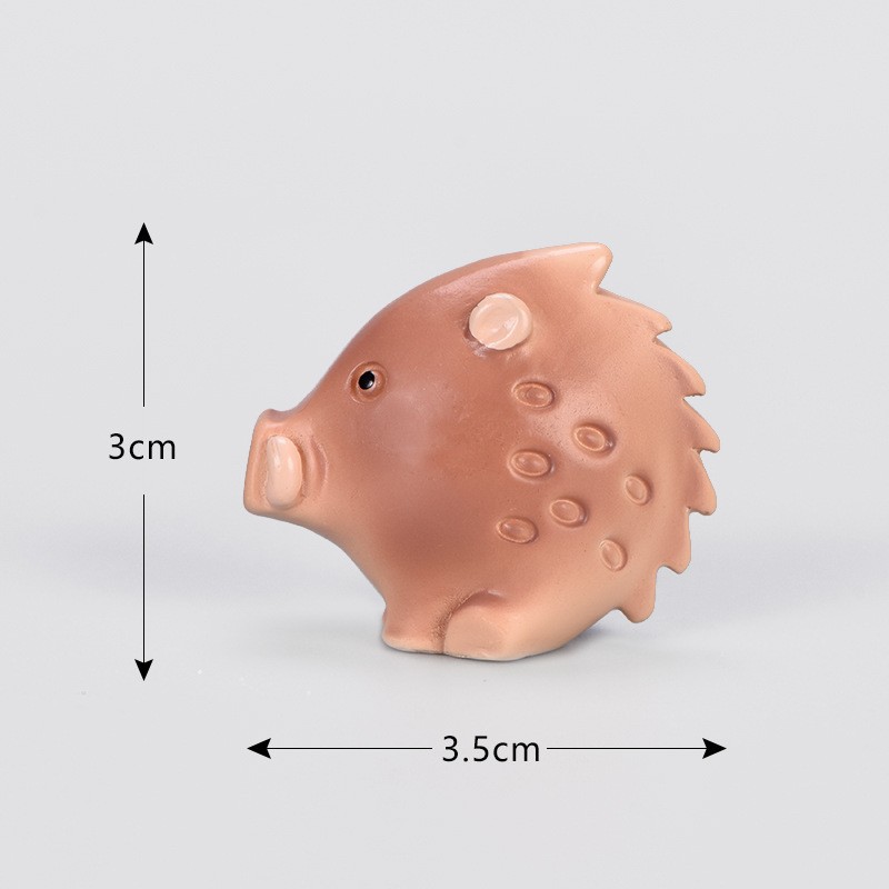 Porcupine With Holes At The Bottom Micro Landscape Miniature Craft Supplies Clearance