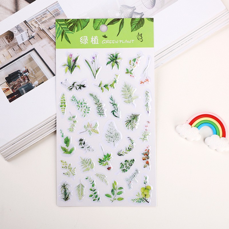 Green Sticker Sheet