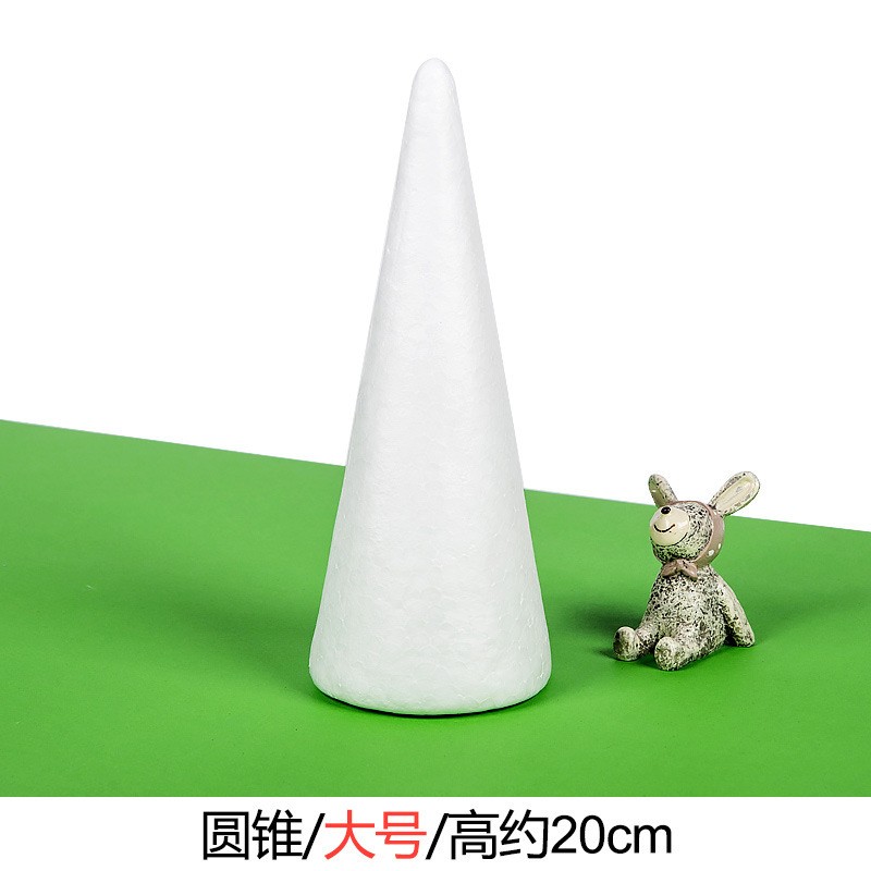 Height About 20Cm Cone Foam Craft Supplies