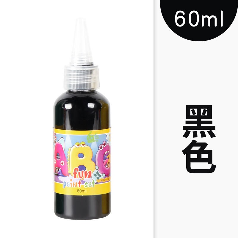 Colour Black Finger Paint