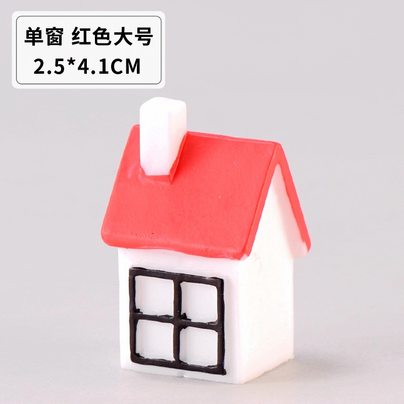 Single Window Red Large Craft Miniatures Clearance