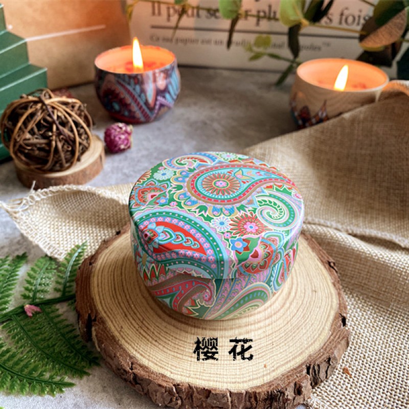 Sakura Soy Wax Dried Flower Candle Clearance