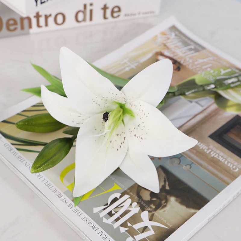 White Mini Lilly Artificial Flower Clearance