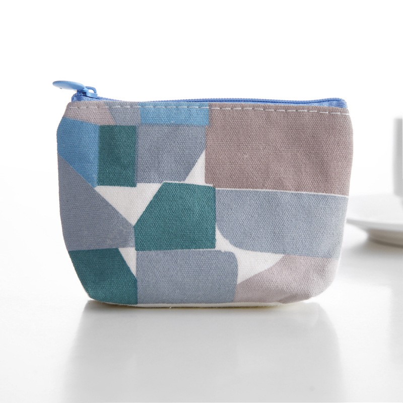 Green Canvas Coin Purse Clearance