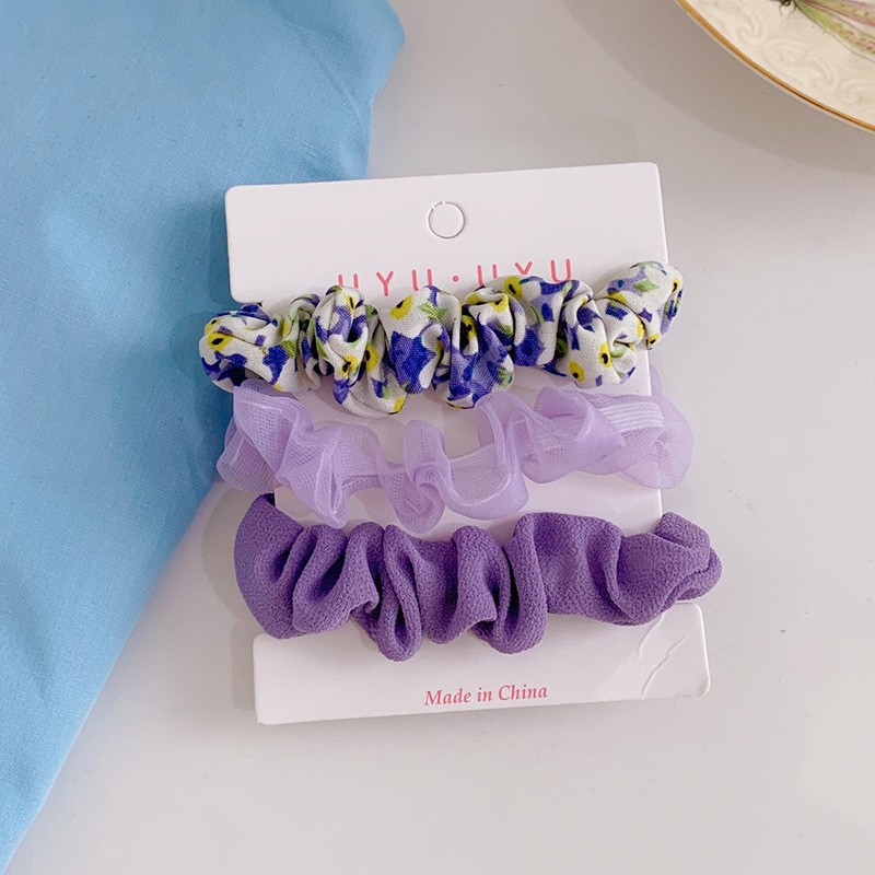 1# Purple Floral Hair Accessories Clearance