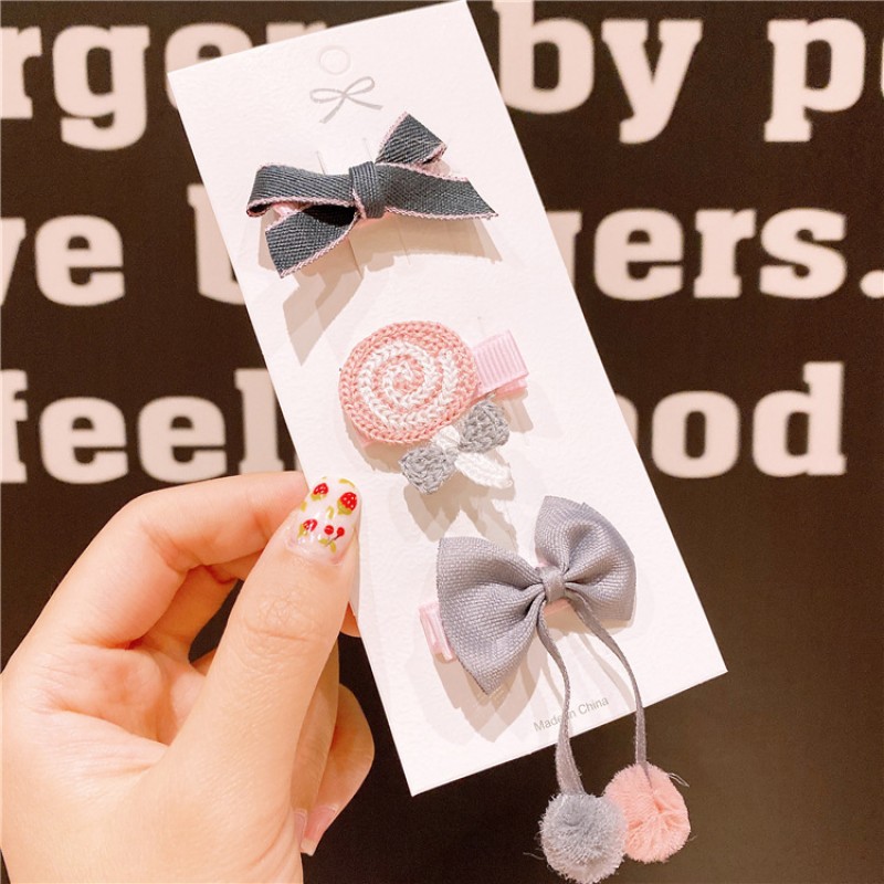 09# Pink Lollipop Set Hair Accessories Kids Set Clearance