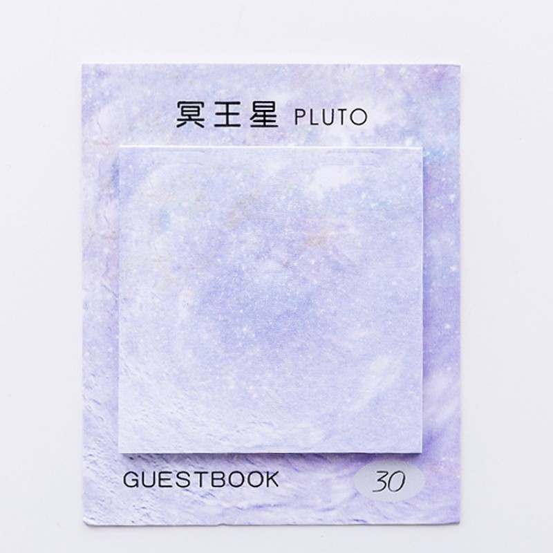 Cover Pluto Artistic Memo Pad
