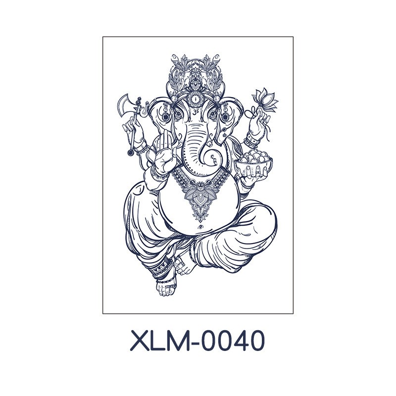 Pattern Xlm - 0040 110X160 Temporary Tattoo Sheet Clearance