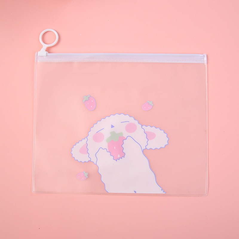 Strawberry Puppy Pencil Case