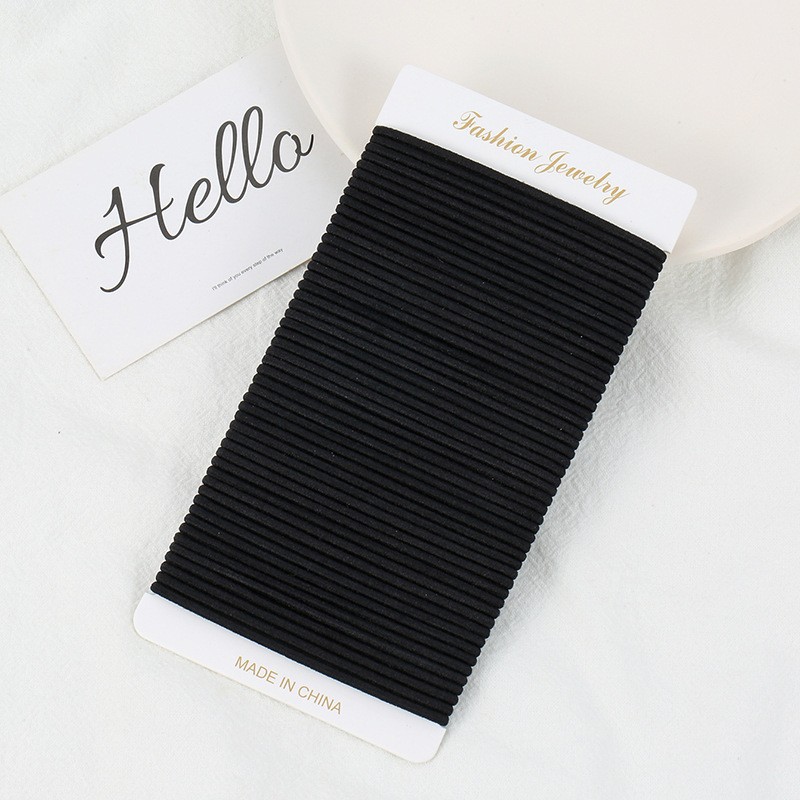 025 Black 50 Pieces Hair Bands Clearance