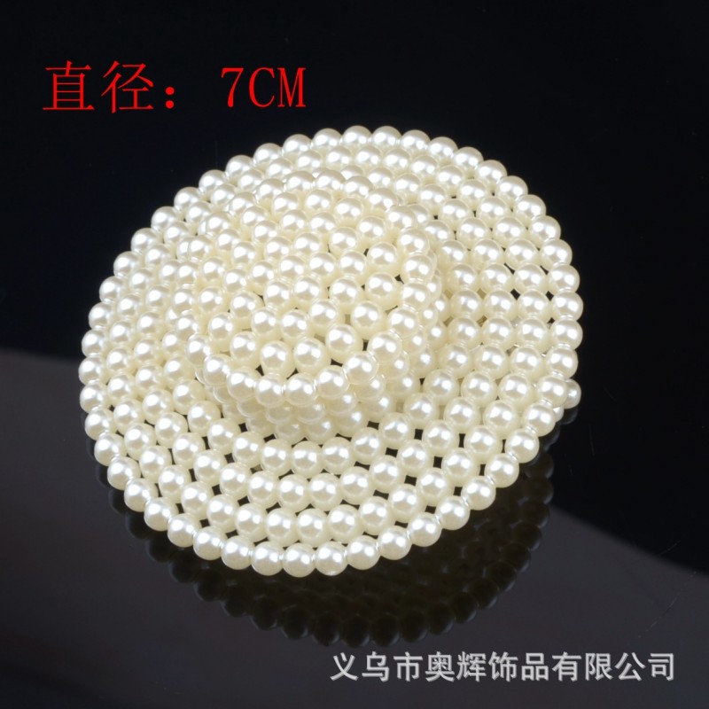 Large Hat--Pearl Hair Grasp Pearl Hair Clip