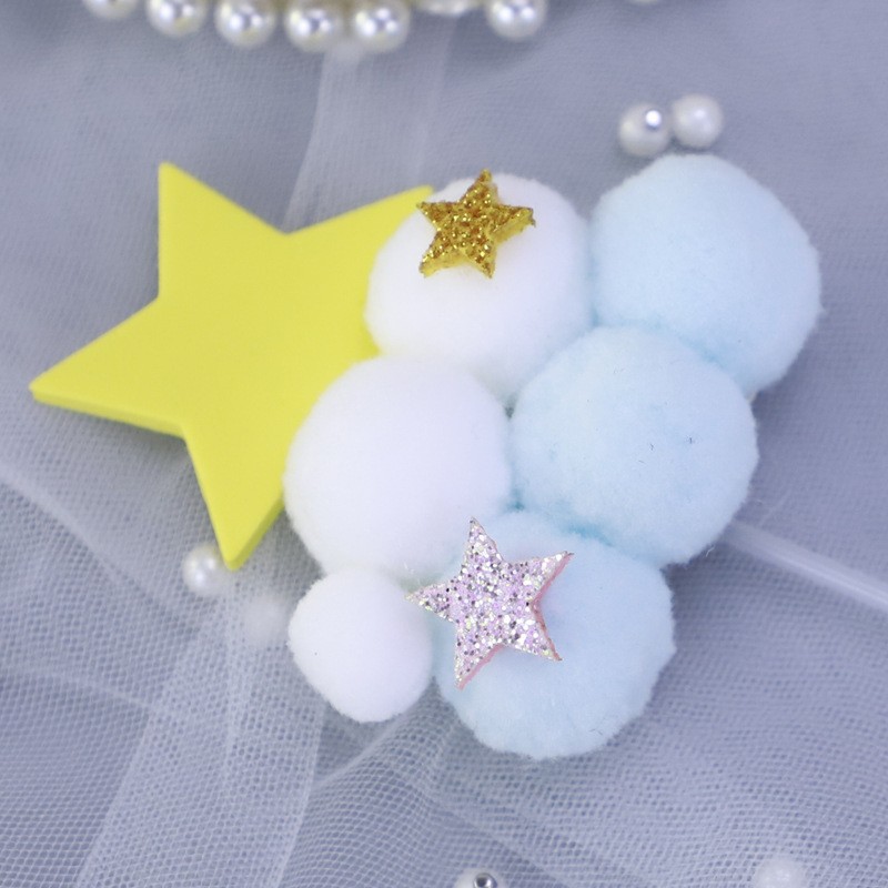 Blue - Pentagram - 1 Pack Cake Topper Clearance