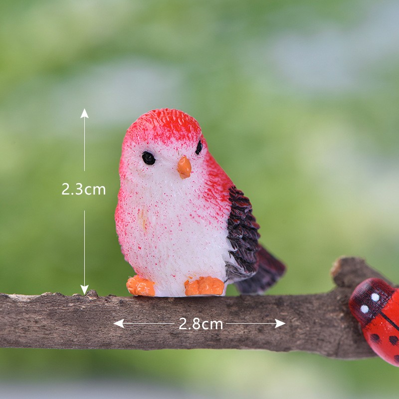 Twist - Red Micro Landscape Miniature Craft Supplies