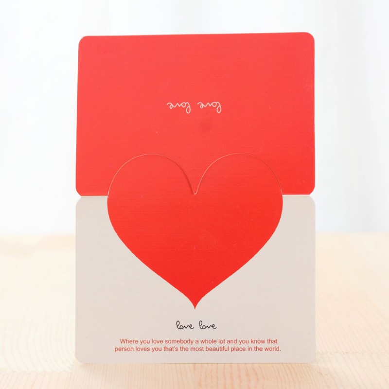 White Greeting Card
