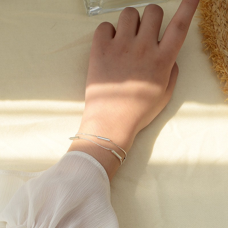 212# Double Long Square Kstyle Bracelet Clearance