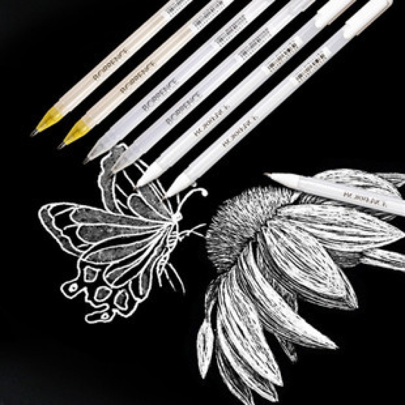 Brush Silver Berens Highlight Pen