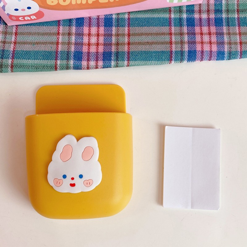 2# Yellow Rabbit Wall Mounted Storage Pouch