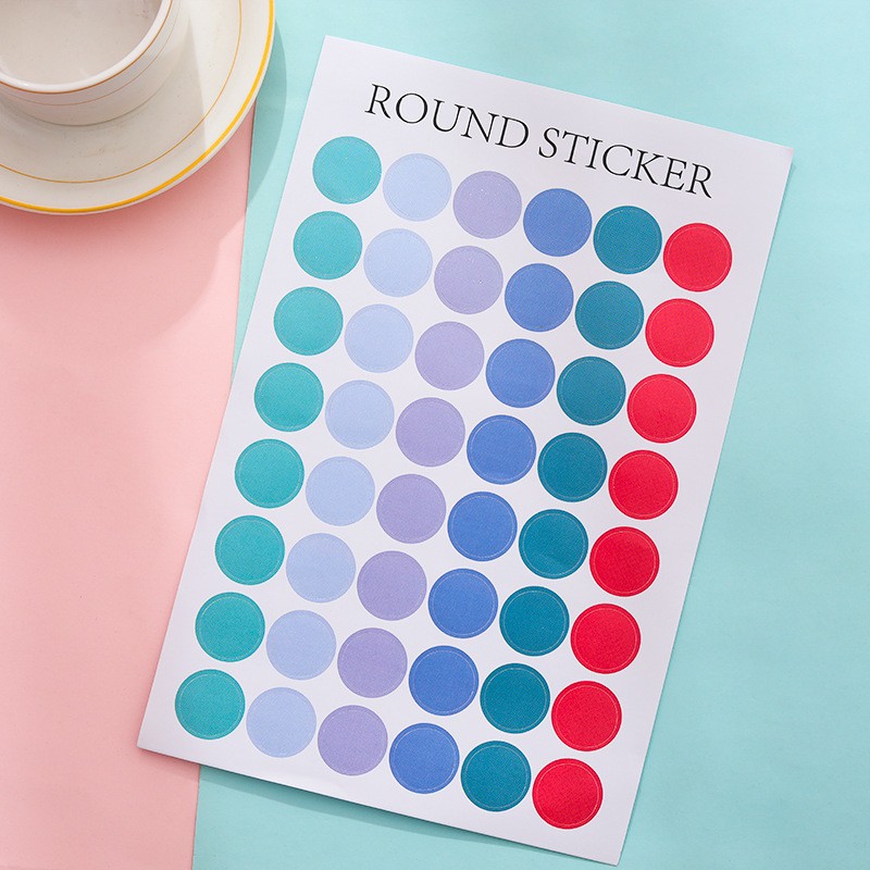 Cover Violet Blue Pop Sticker Sheet