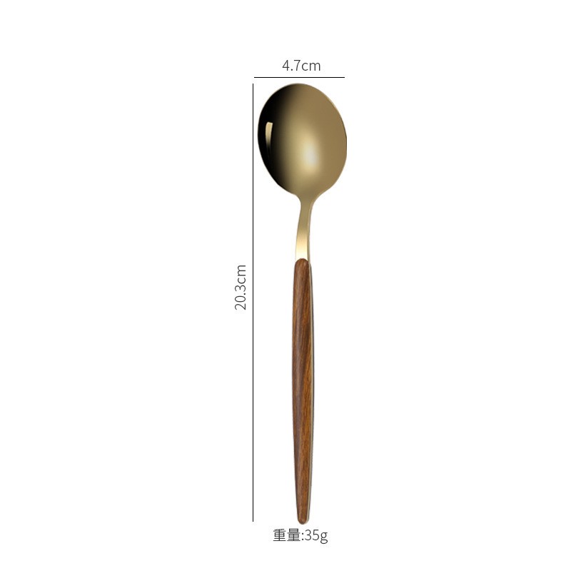 Gold-Plated Main Meal Spoon Portuguese Clamp Handle Clearance