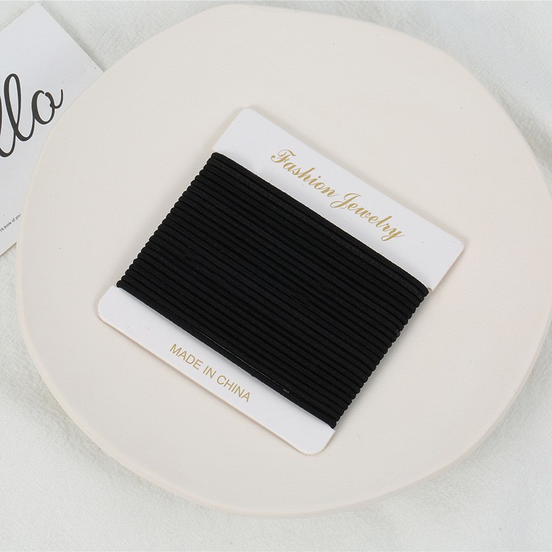 02 Black 24 Korean Style Hair Bands